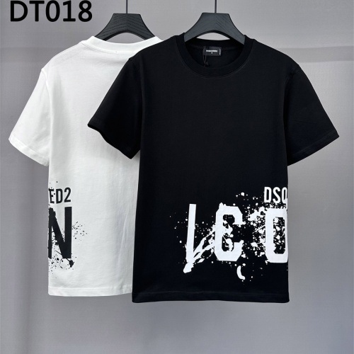 Replica Dsquared T-Shirts Short Sleeved For Men #1215758 $32.00 USD for Wholesale