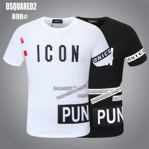 Replica Dsquared T-Shirts Short Sleeved For Men #1215783 $27.00 USD for Wholesale