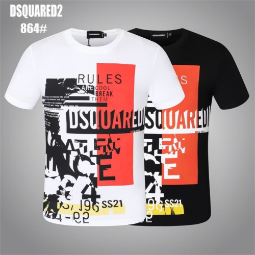 Replica Dsquared T-Shirts Short Sleeved For Men #1215786 $27.00 USD for Wholesale