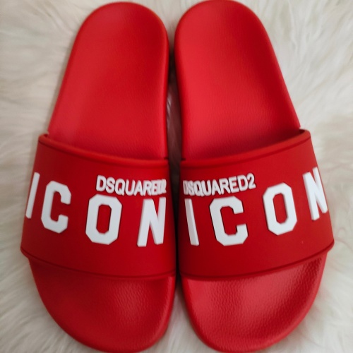 Replica Dsquared Slippers For Women #1216139 $48.00 USD for Wholesale