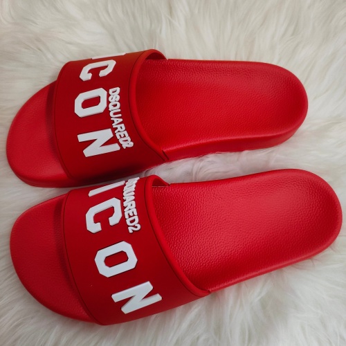 Replica Dsquared Slippers For Women #1216139 $48.00 USD for Wholesale