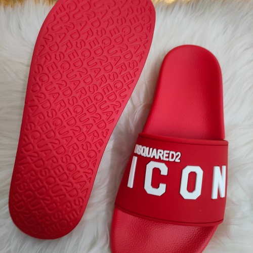 Replica Dsquared Slippers For Women #1216139 $48.00 USD for Wholesale