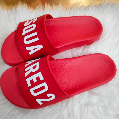 Replica Dsquared Slippers For Men #1216142 $48.00 USD for Wholesale