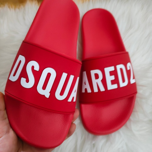 Replica Dsquared Slippers For Men #1216142 $48.00 USD for Wholesale