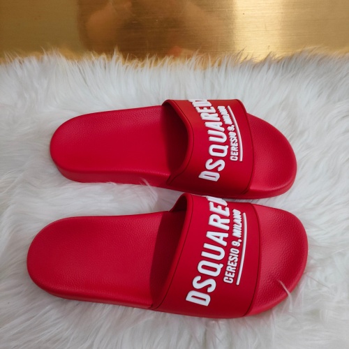 Replica Dsquared Slippers For Men #1216156 $48.00 USD for Wholesale