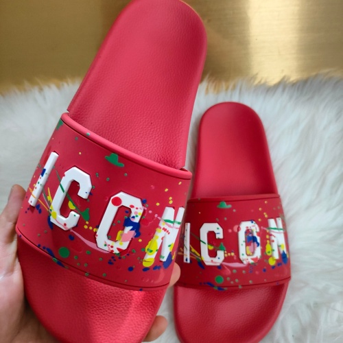 Replica Dsquared Slippers For Women #1216157 $48.00 USD for Wholesale