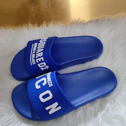 Replica Dsquared Slippers For Men #1216162 $48.00 USD for Wholesale