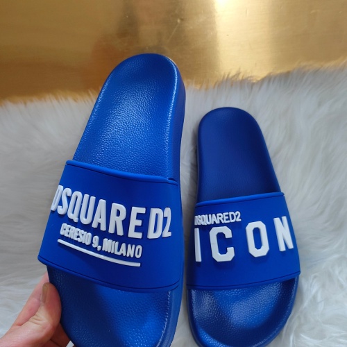 Replica Dsquared Slippers For Men #1216162 $48.00 USD for Wholesale