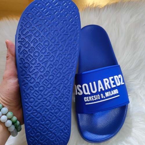 Replica Dsquared Slippers For Men #1216164 $48.00 USD for Wholesale