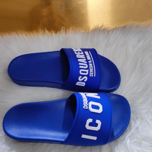 Replica Dsquared Slippers For Men #1216164 $48.00 USD for Wholesale