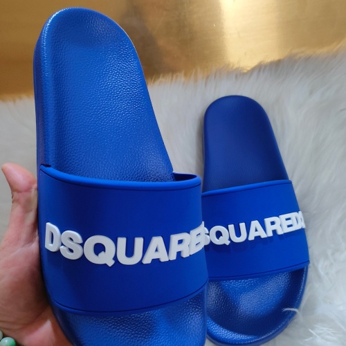 Replica Dsquared Slippers For Men #1216168 $48.00 USD for Wholesale