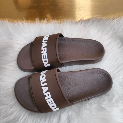 Replica Dsquared Slippers For Men #1216172 $48.00 USD for Wholesale