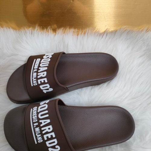 Replica Dsquared Slippers For Men #1216174 $48.00 USD for Wholesale