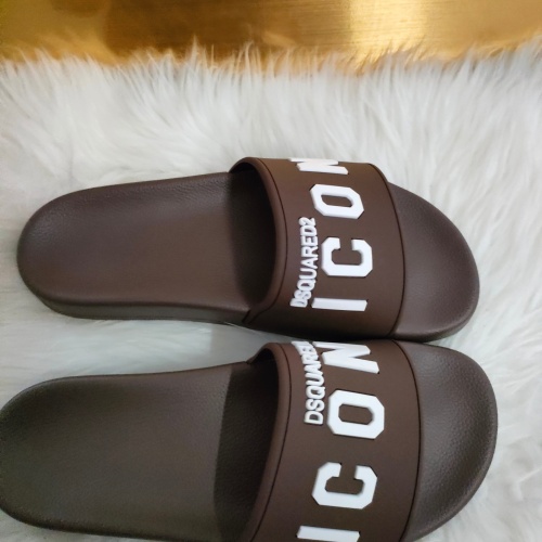 Replica Dsquared Slippers For Women #1216177 $48.00 USD for Wholesale