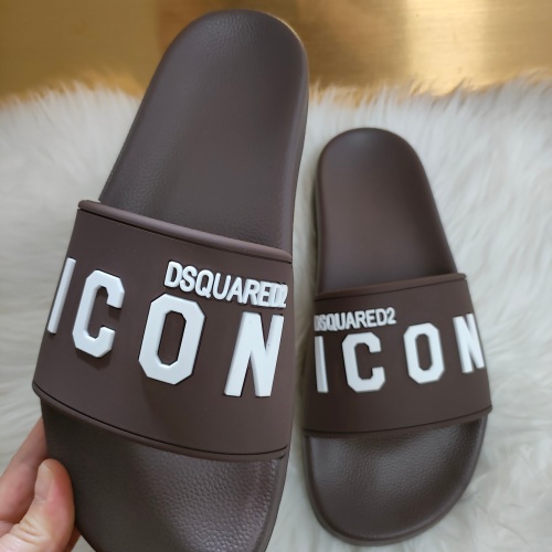 Replica Dsquared Slippers For Women #1216177 $48.00 USD for Wholesale