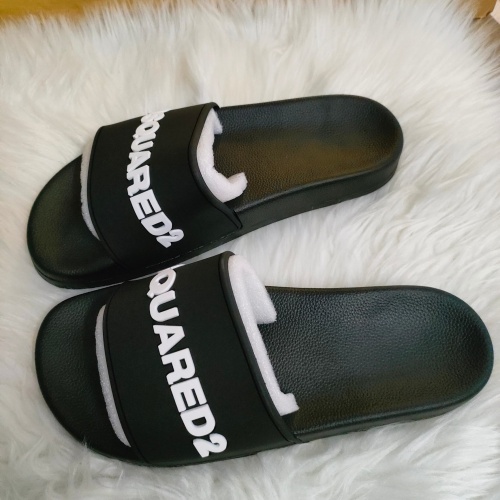 Replica Dsquared Slippers For Women #1216181 $48.00 USD for Wholesale