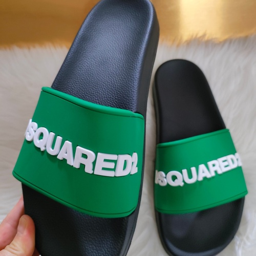 Replica Dsquared Slippers For Men #1216200 $48.00 USD for Wholesale