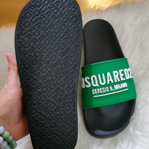 Replica Dsquared Slippers For Men #1216208 $48.00 USD for Wholesale