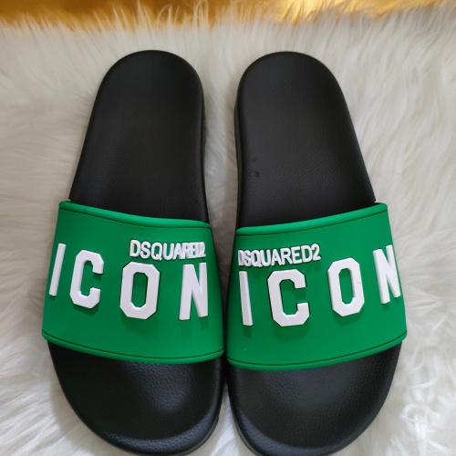 Replica Dsquared Slippers For Men #1216220, $48.00 USD, [ITEM#1216220], Replica Dsquared Slippers outlet from China