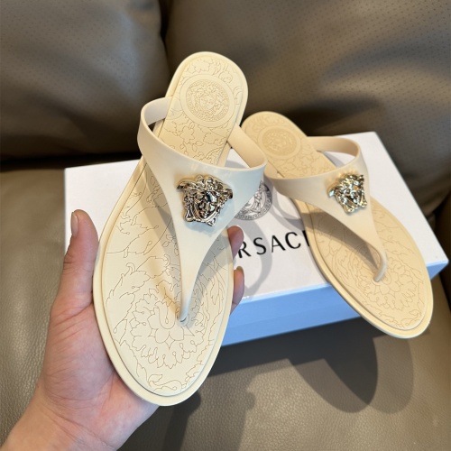 Replica Versace Slippers For Women #1216271, $45.00 USD, [ITEM#1216271], Replica Versace Slippers outlet from China