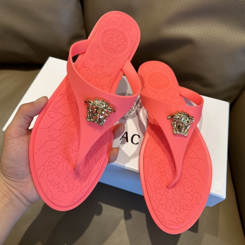 Replica Versace Slippers For Women #1216273, $45.00 USD, [ITEM#1216273], Replica Versace Slippers outlet from China