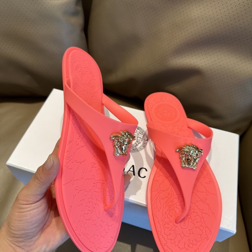 Replica Versace Slippers For Women #1216273 $45.00 USD for Wholesale