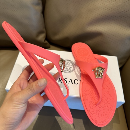 Replica Versace Slippers For Women #1216273 $45.00 USD for Wholesale