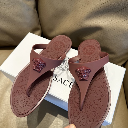 Replica Versace Slippers For Women #1216293 $45.00 USD for Wholesale