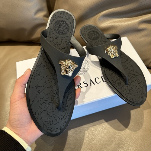 Replica Versace Slippers For Women #1216296, $45.00 USD, [ITEM#1216296], Replica Versace Slippers outlet from China