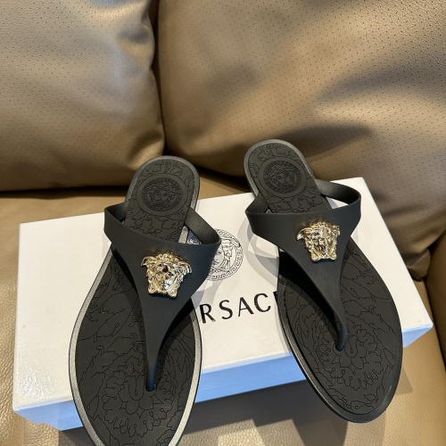 Replica Versace Slippers For Women #1216296 $45.00 USD for Wholesale