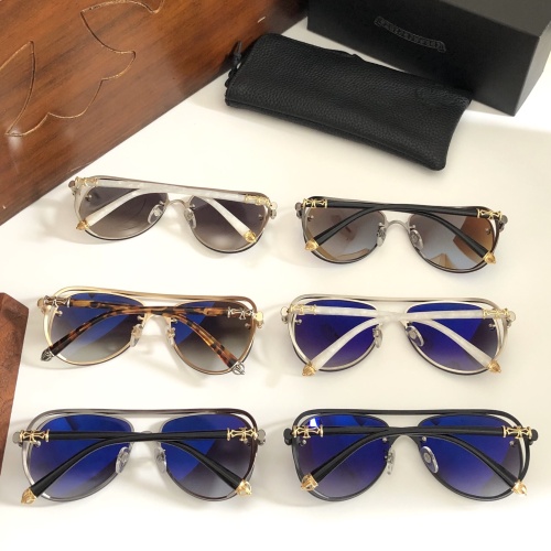 Replica Chrome Hearts AAA Quality Sunglasses #1216483 $60.00 USD for Wholesale