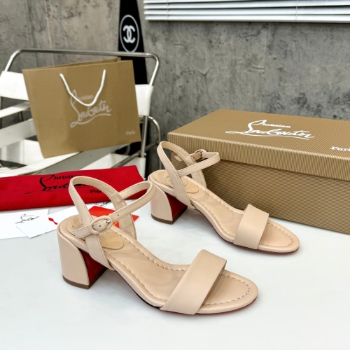 Replica Christian Louboutin Sandal For Women #1216711 $98.00 USD for Wholesale