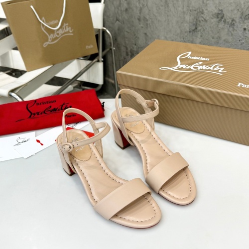 Replica Christian Louboutin Sandal For Women #1216711 $98.00 USD for Wholesale