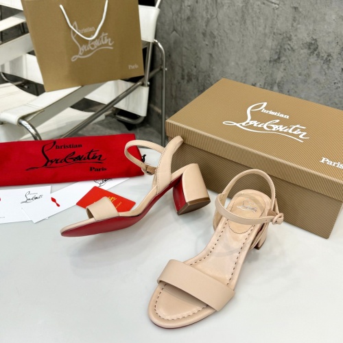 Replica Christian Louboutin Sandal For Women #1216711 $98.00 USD for Wholesale