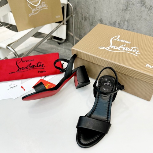 Replica Christian Louboutin Sandal For Women #1216715 $98.00 USD for Wholesale