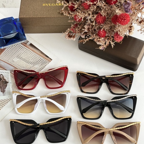 Replica Bvlgari AAA Quality Sunglasses #1216805 $60.00 USD for Wholesale