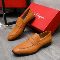 $102.00 USD Salvatore Ferragamo Leather Shoes For Men #1209338