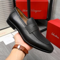 $102.00 USD Salvatore Ferragamo Leather Shoes For Men #1209343