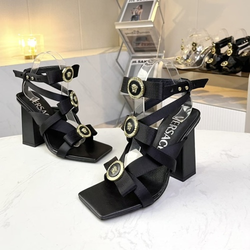 Replica Versace Sandal For Women #1216913, $85.00 USD, [ITEM#1216913], Replica Versace Sandal outlet from China