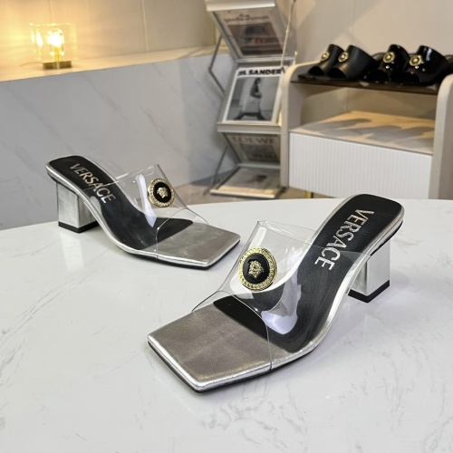 Replica Versace Slippers For Women #1216921, $82.00 USD, [ITEM#1216921], Replica Versace Slippers outlet from China