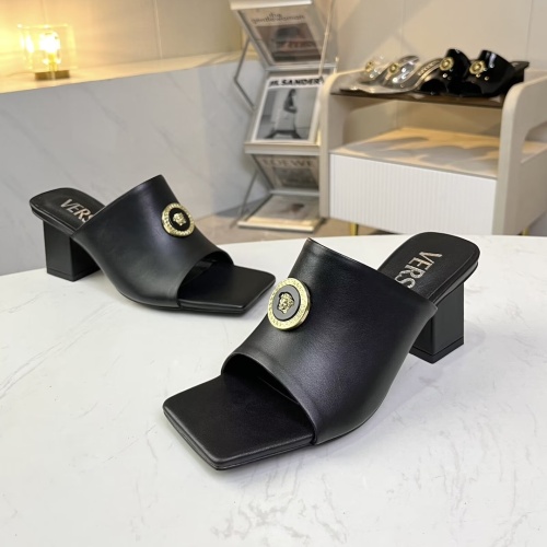 Replica Versace Slippers For Women #1216923, $82.00 USD, [ITEM#1216923], Replica Versace Slippers outlet from China