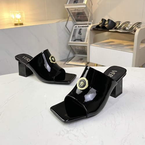 Replica Versace Slippers For Women #1216925, $82.00 USD, [ITEM#1216925], Replica Versace Slippers outlet from China