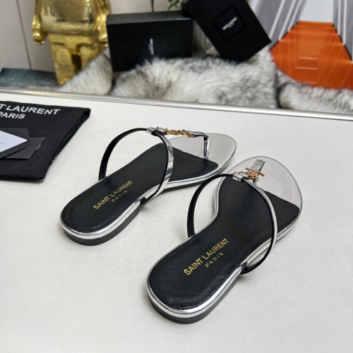 Replica Yves Saint Laurent YSL Slippers For Women #1216927 $82.00 USD for Wholesale