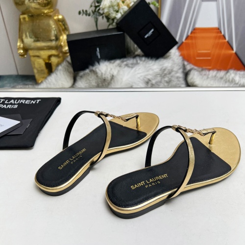 Replica Yves Saint Laurent YSL Slippers For Women #1216930 $82.00 USD for Wholesale