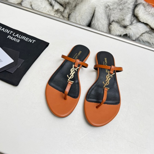 Replica Yves Saint Laurent YSL Slippers For Women #1216933, $82.00 USD, [ITEM#1216933], Replica Yves Saint Laurent YSL Slippers outlet from China