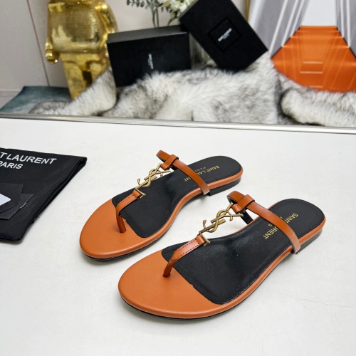 Replica Yves Saint Laurent YSL Slippers For Women #1216933 $82.00 USD for Wholesale