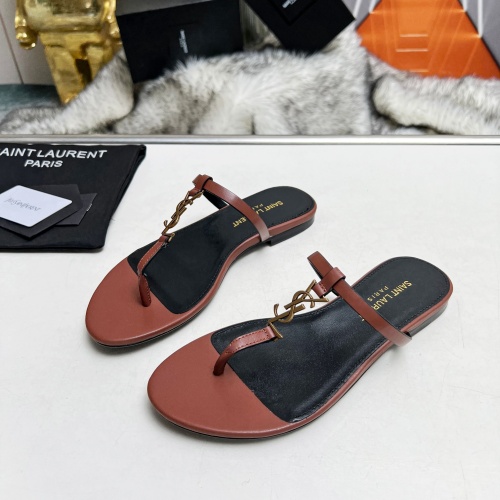 Replica Yves Saint Laurent YSL Slippers For Women #1216934 $82.00 USD for Wholesale