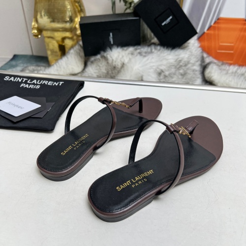 Replica Yves Saint Laurent YSL Slippers For Women #1216935 $82.00 USD for Wholesale