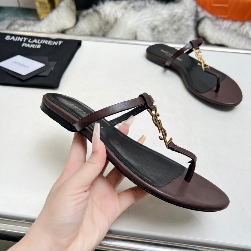 Replica Yves Saint Laurent YSL Slippers For Women #1216935 $82.00 USD for Wholesale