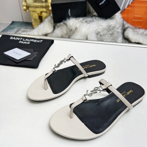 Replica Yves Saint Laurent YSL Slippers For Women #1216944 $82.00 USD for Wholesale